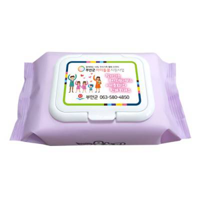 40매 라벤더 무광 물티슈 (캡형)