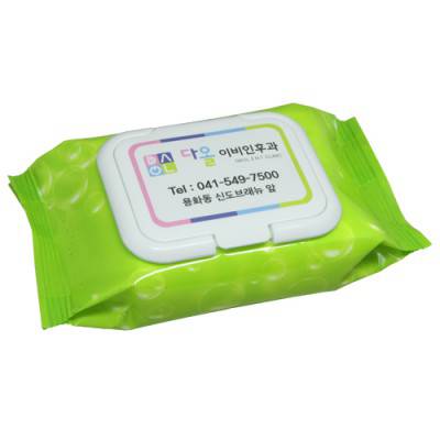 (DH) 녹색나라 물방울연두 캡형 물티슈 (30매)