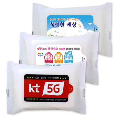 무광 화이트 물티슈 (20매)