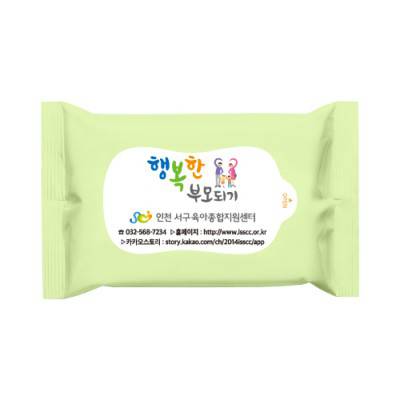 15매 그린무광 물티슈