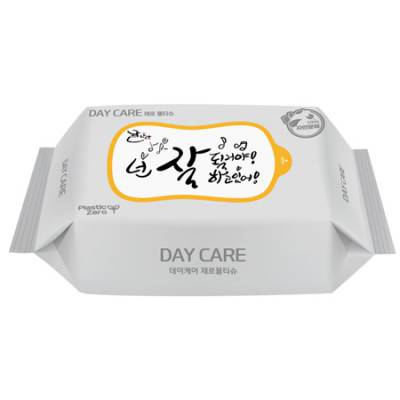 데이케어 제로 생분해물티슈 30매(60gsm) 녹색인증 FSC인증원단
