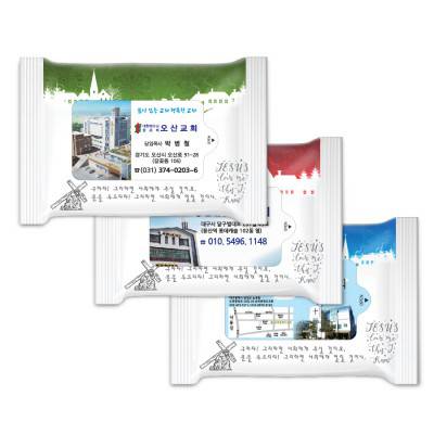 DP_화이트교회 3종 랜덤(무광)_20매물티슈전도용