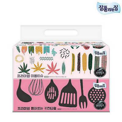 잘풀리는집 미용티슈150매1P 키친타올70매1p 2종세트