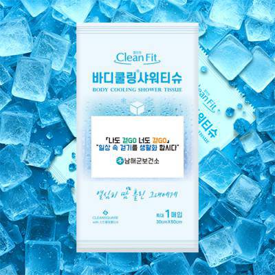 디지웰 클린핏 바디 냉각 쿨링티슈 쿨링시트 1매