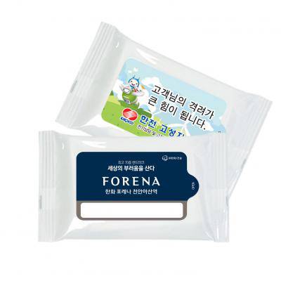 스마일 화이트 물티슈 20매