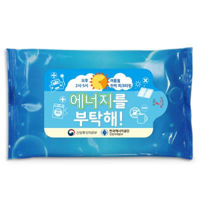 물방울블루물티슈 10매