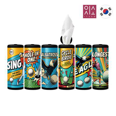 잇소 슬림티슈 60매 골프팝_마스터에디션+뚜껑스티커부착